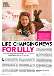 Life-Changing News for Lilly, People Magazine, 2007
